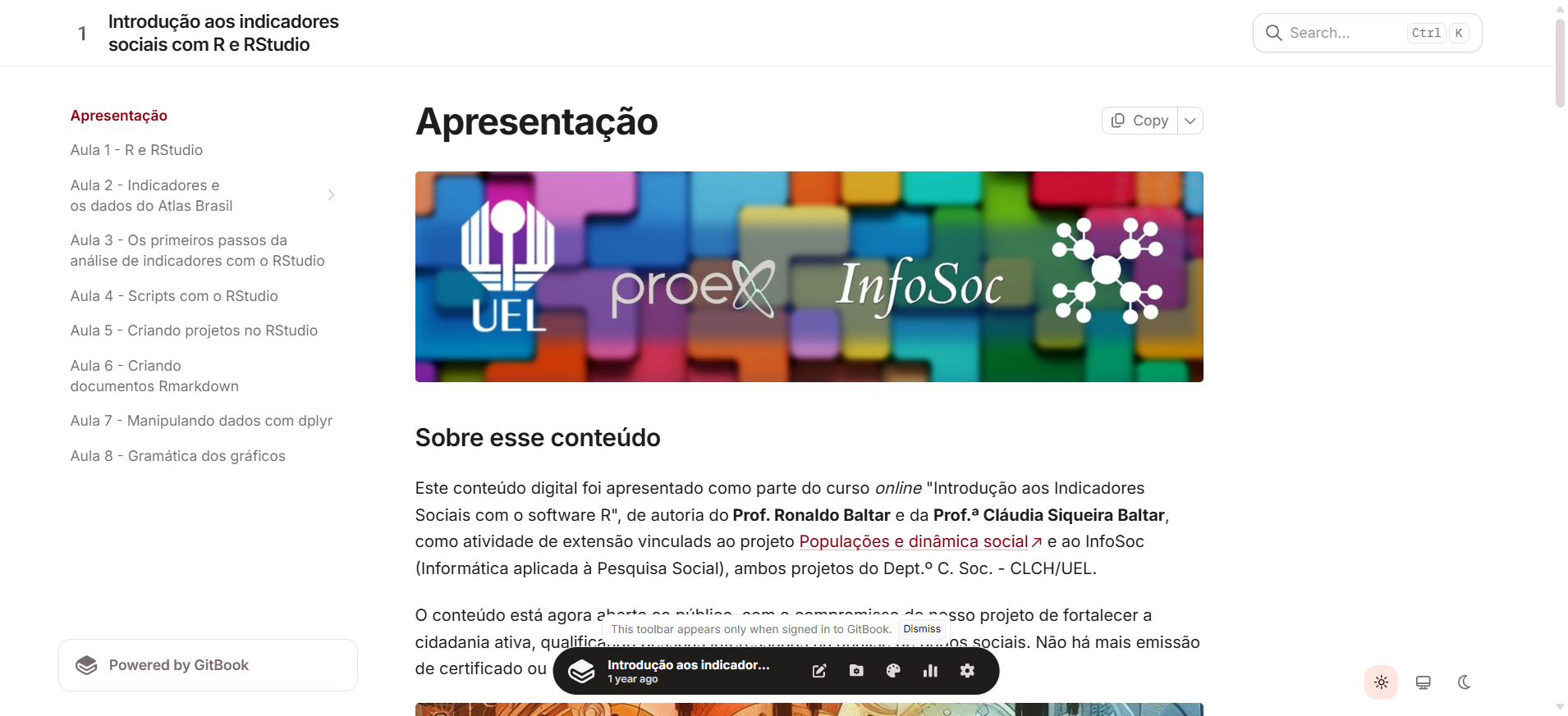Introdução aos Indicadores Sociais como software R